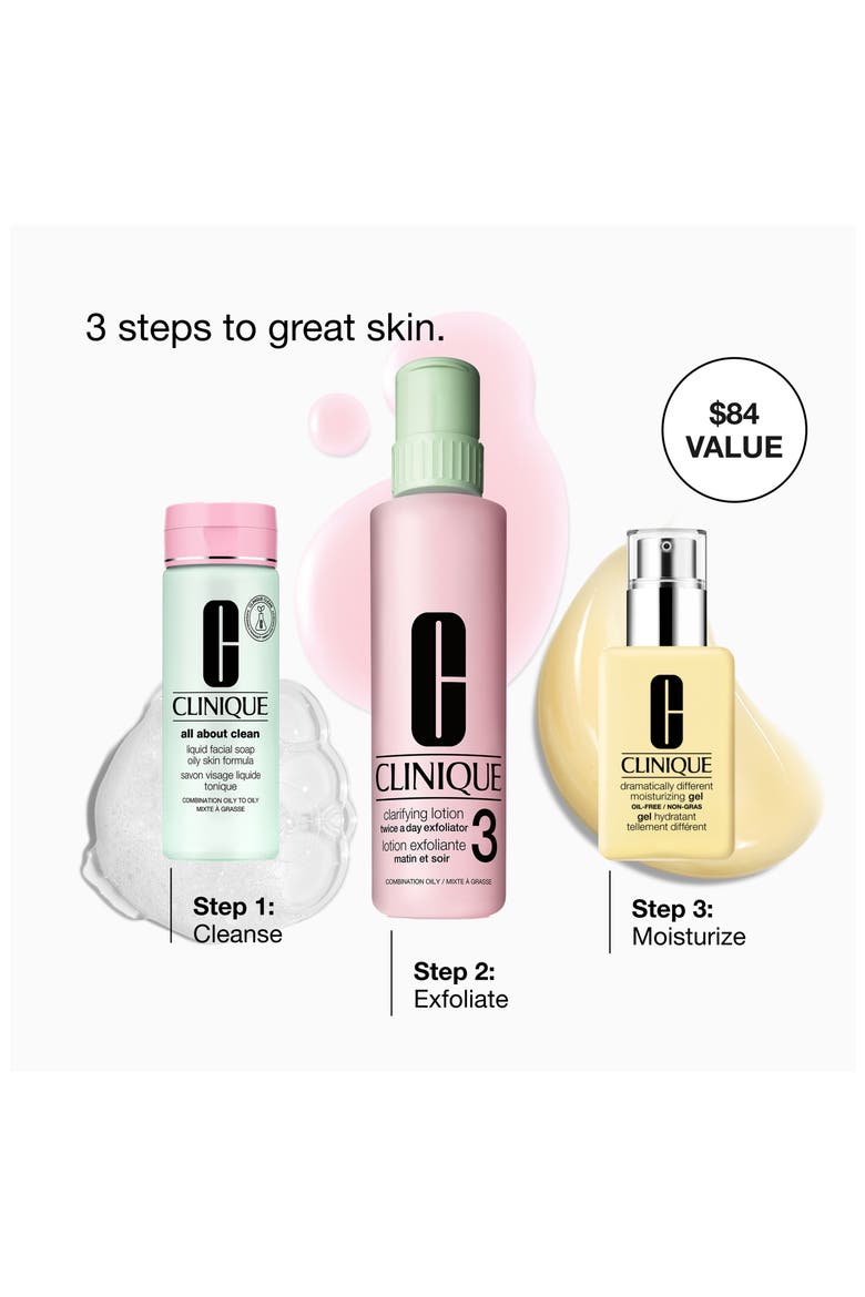 Healthy Skin 3-Step System: for Combination to Oily Skin Gift Set $84 Value, Alternate, color, NO COLOR