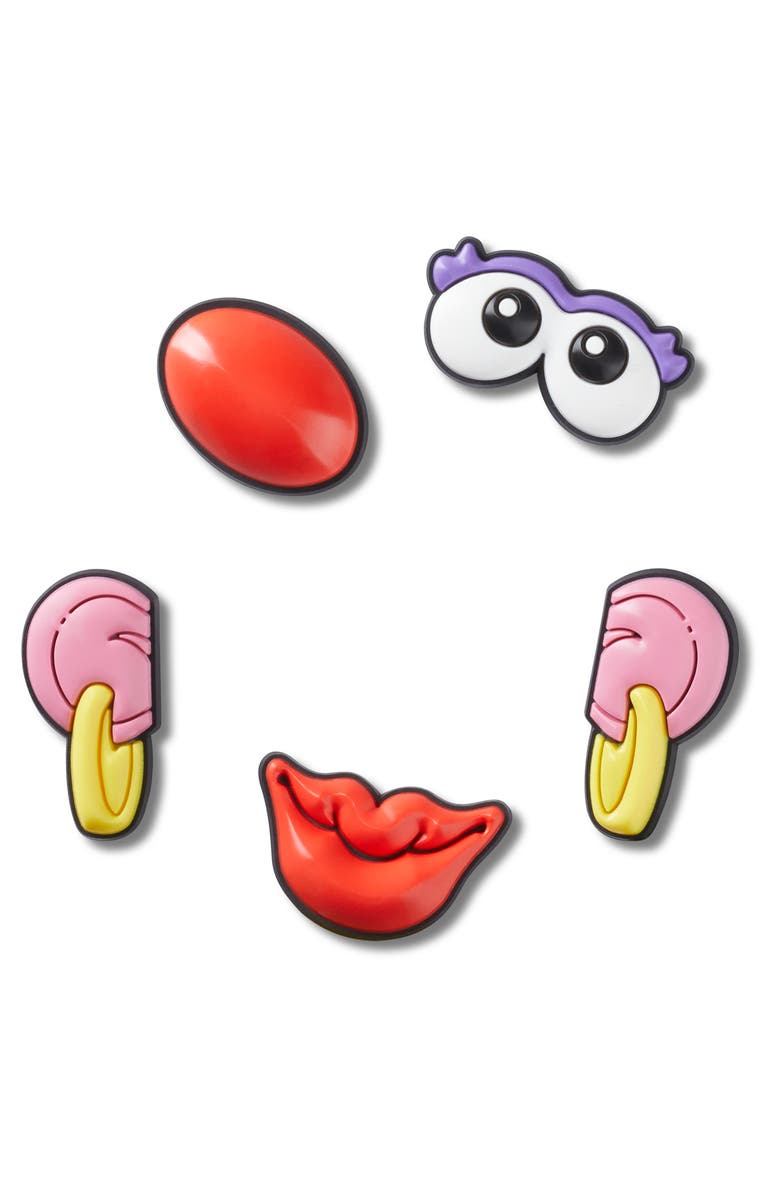 Jibbitz Assorted 5-Pack Mrs. Potato Head Jibbitz<sup>™</sup> Shoe Charms, Main, color, White
