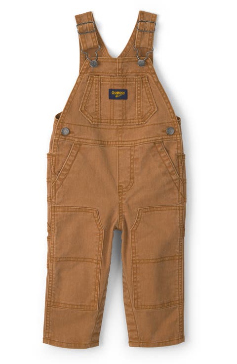 Print Denim Overalls