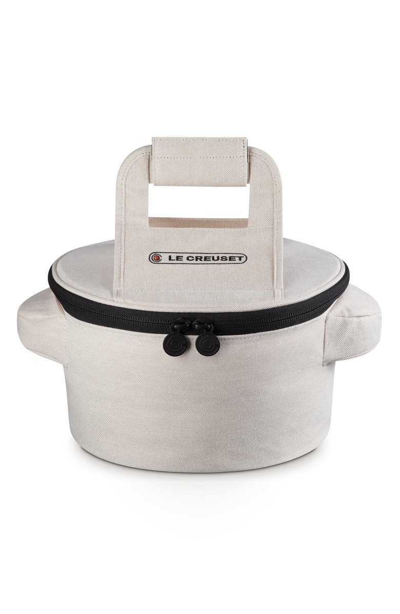 Le Creuset Round Dutch Oven Tote Bag, Main, color, Beige