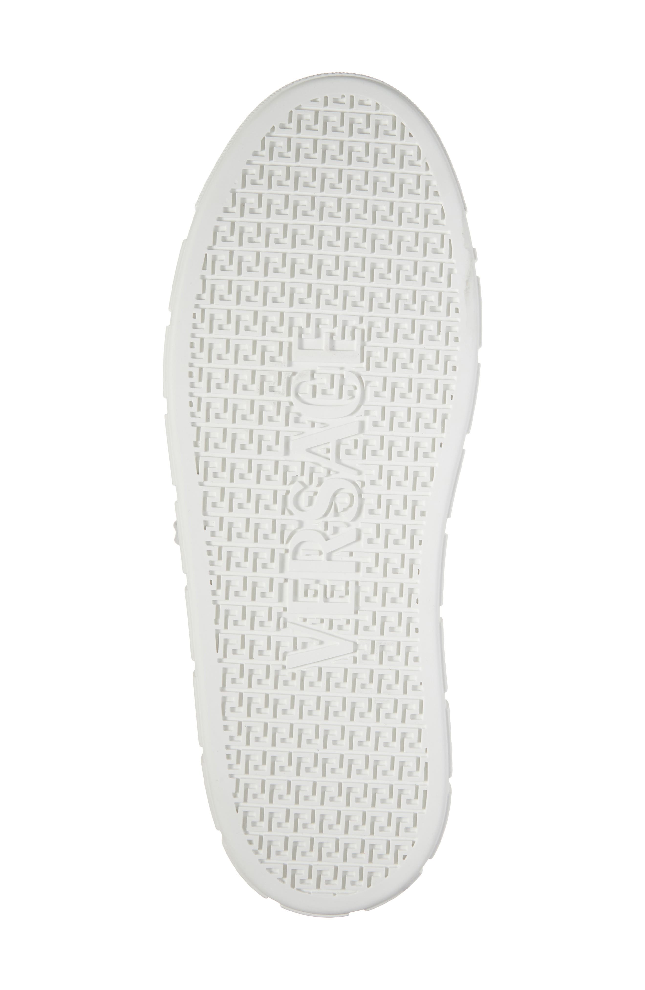 Greca Leather Sneaker, Alternate, color, CASTAGNA WHITE