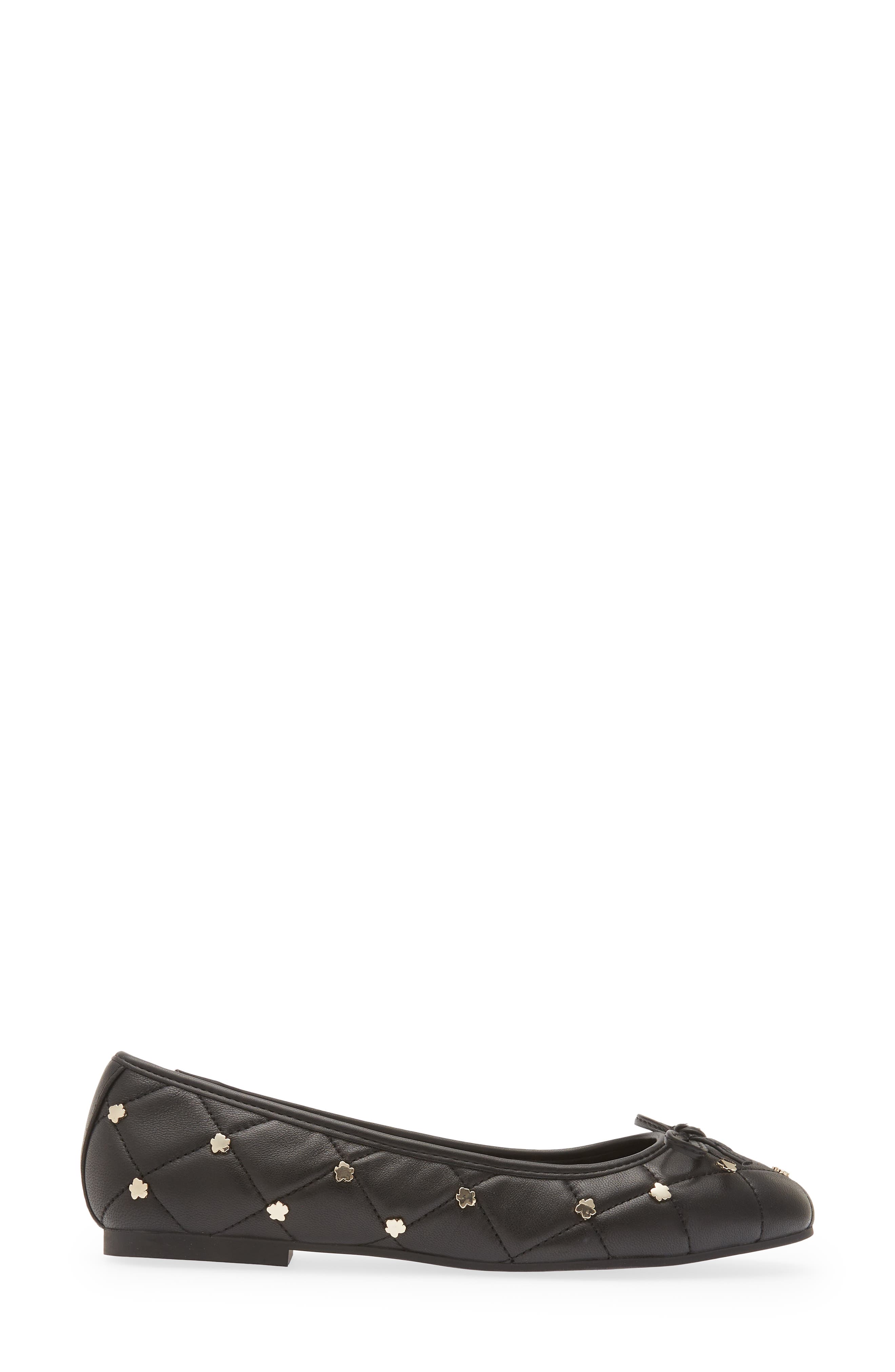 Ted Baker London Libban Quilted Ballerina Flat, Alternate, color, 