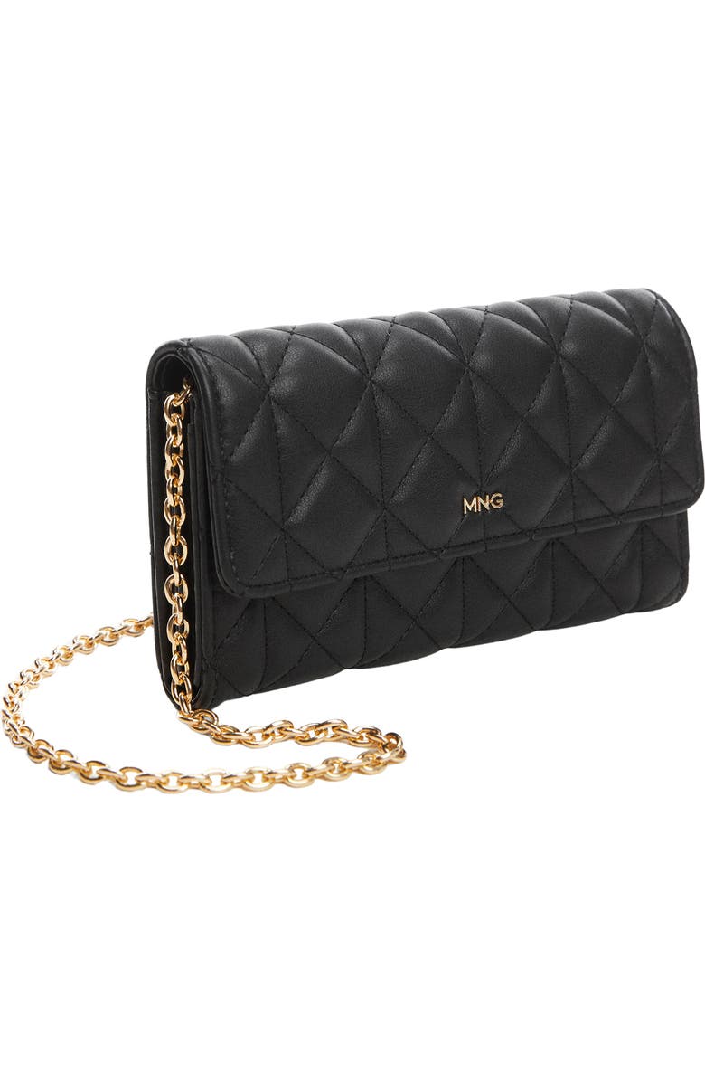 MANGO Quilted Crossbody Bag, Alternate, color,