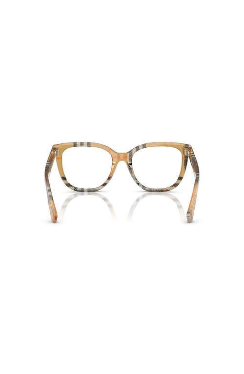 Burberry 51mm Square Optical Glasses In Brown