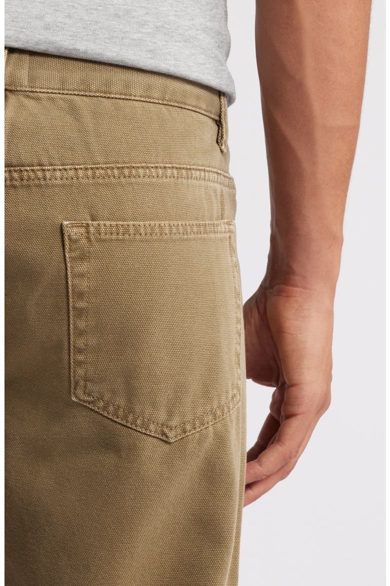 The Straight Leg Canvas Jeans, Alternate, color, LIGHT BROWN