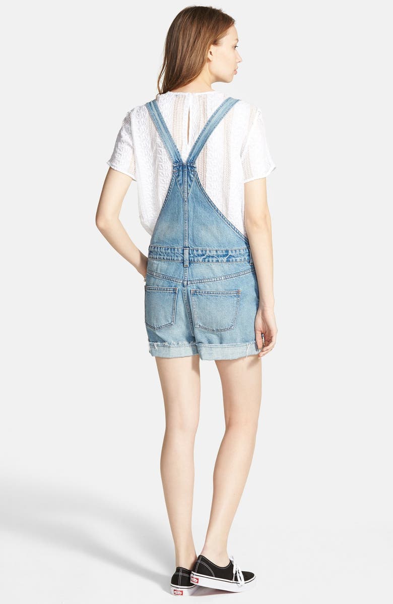 Madewell 'Adirondack' Short Overalls, Alternate, color,