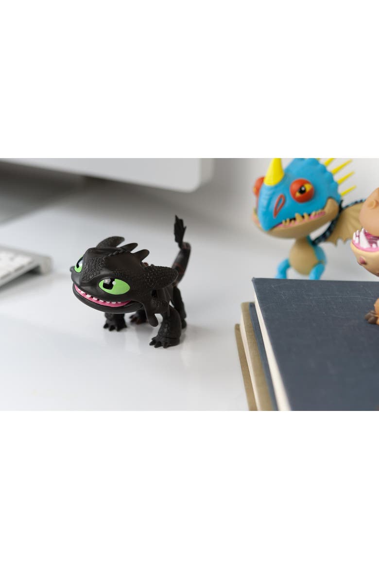 How To Train Your Dragon 6"-7" Action Vinyl Toothless, Alternate, color, Black