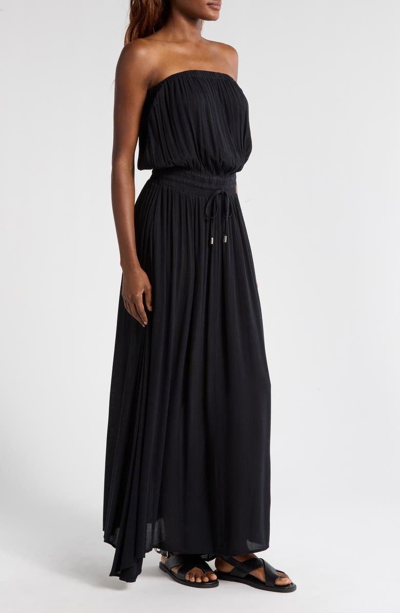 Elan Strapless Smock Cover-Up Maxi Dress, Alternate, color,