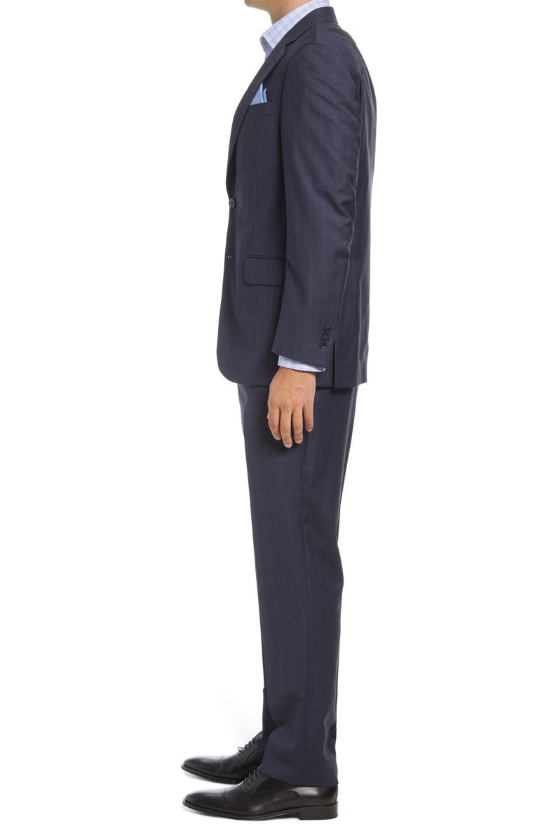 Peter Millar Flynn Classic Fit Plaid Wool Suit, Alternate, color, 