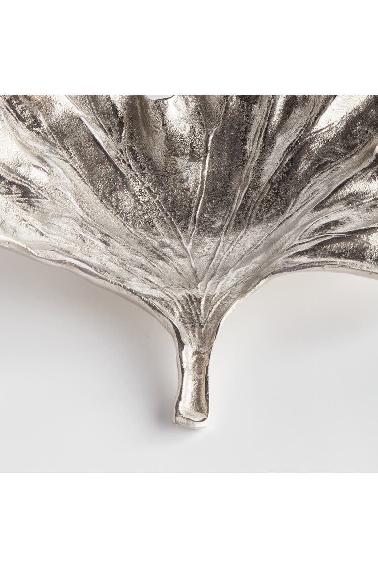 Folia Decorative Tray, Alternate, color, Silver