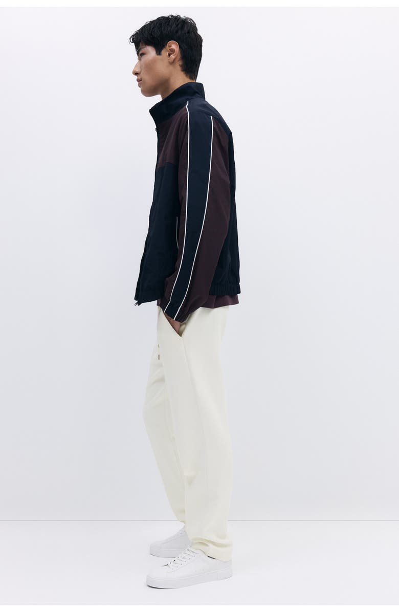 H&M Regular Fit Tailored Joggers, Alternate, color, White