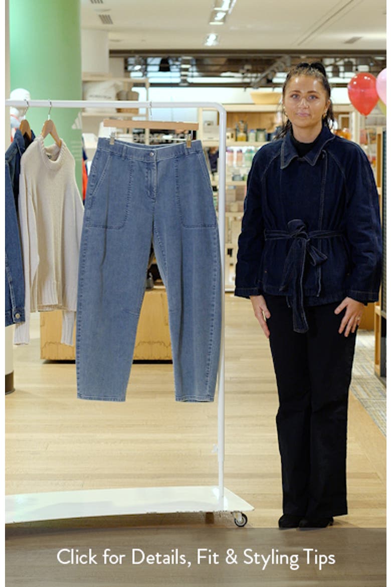 Organic & Recycled Cotton High Waist Ankle Arch Jeans video