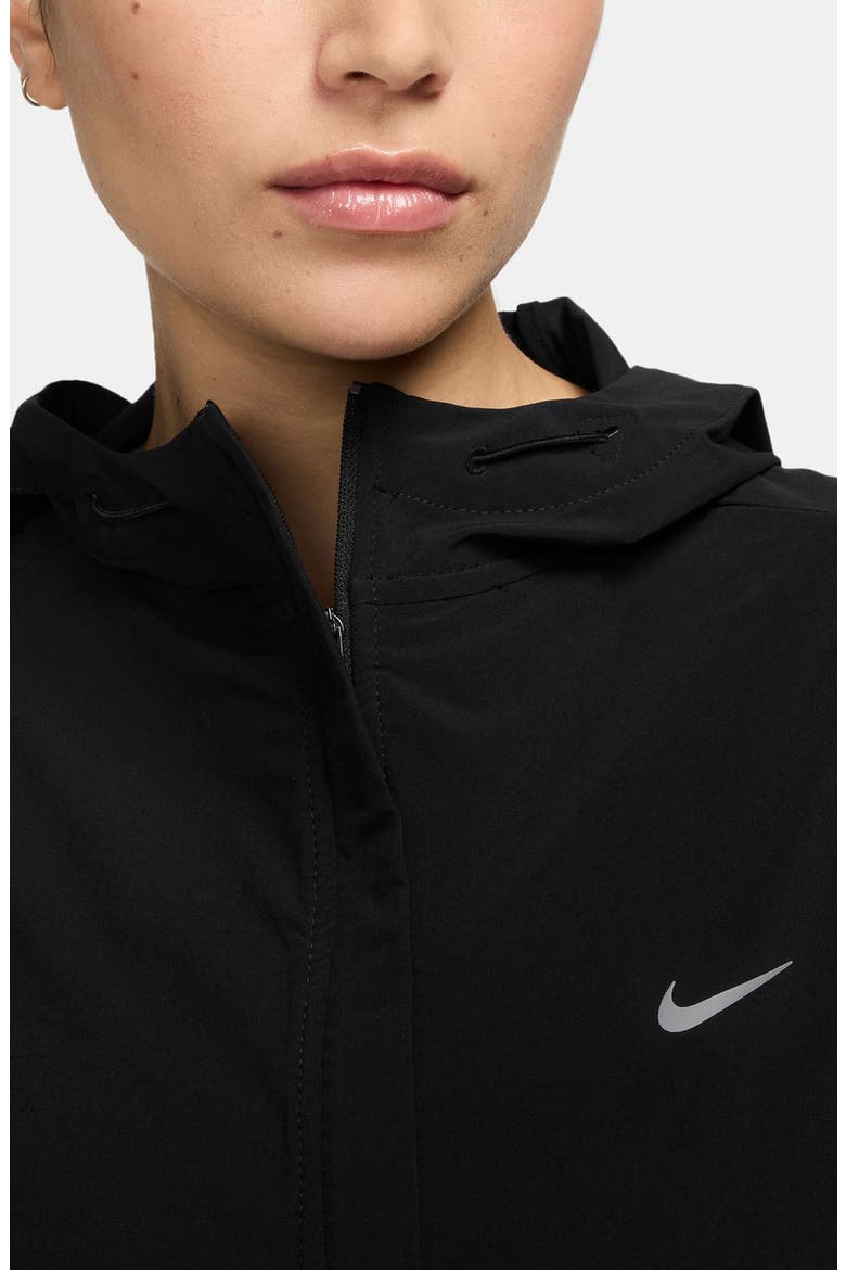 Swift Repel Packable Running Jacket, Alternate, color, 010 010 BLACK/REFLECTIVE SILV