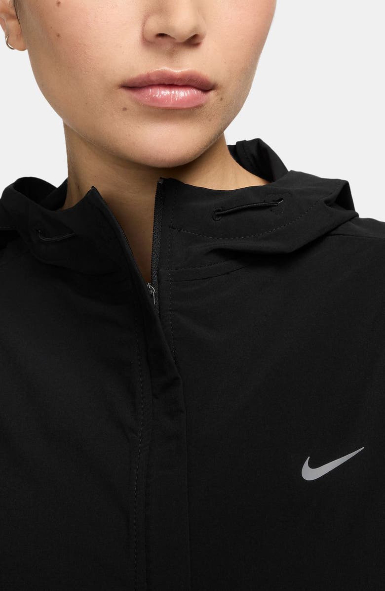 Nike Swift Repel Packable Running Jacket, Alternate, color, 010 010 Black/Reflective Silv