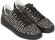 Balmain B Court Monogram Jacquard Low Top Sneaker