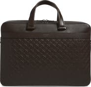 FERRAGAMO Embossed Monogram Briefcase