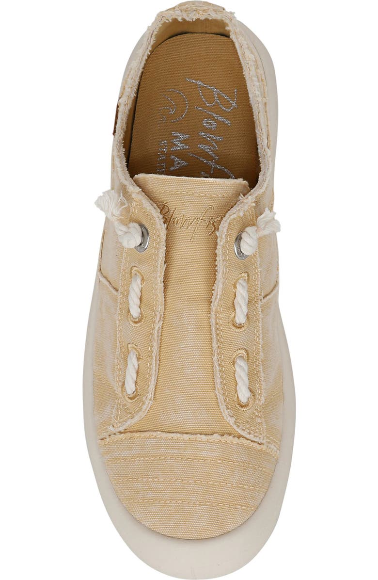 Blowfish Malibu Beachside Low Top Sneaker, Alternate, color, Yellow Washed Canvas
