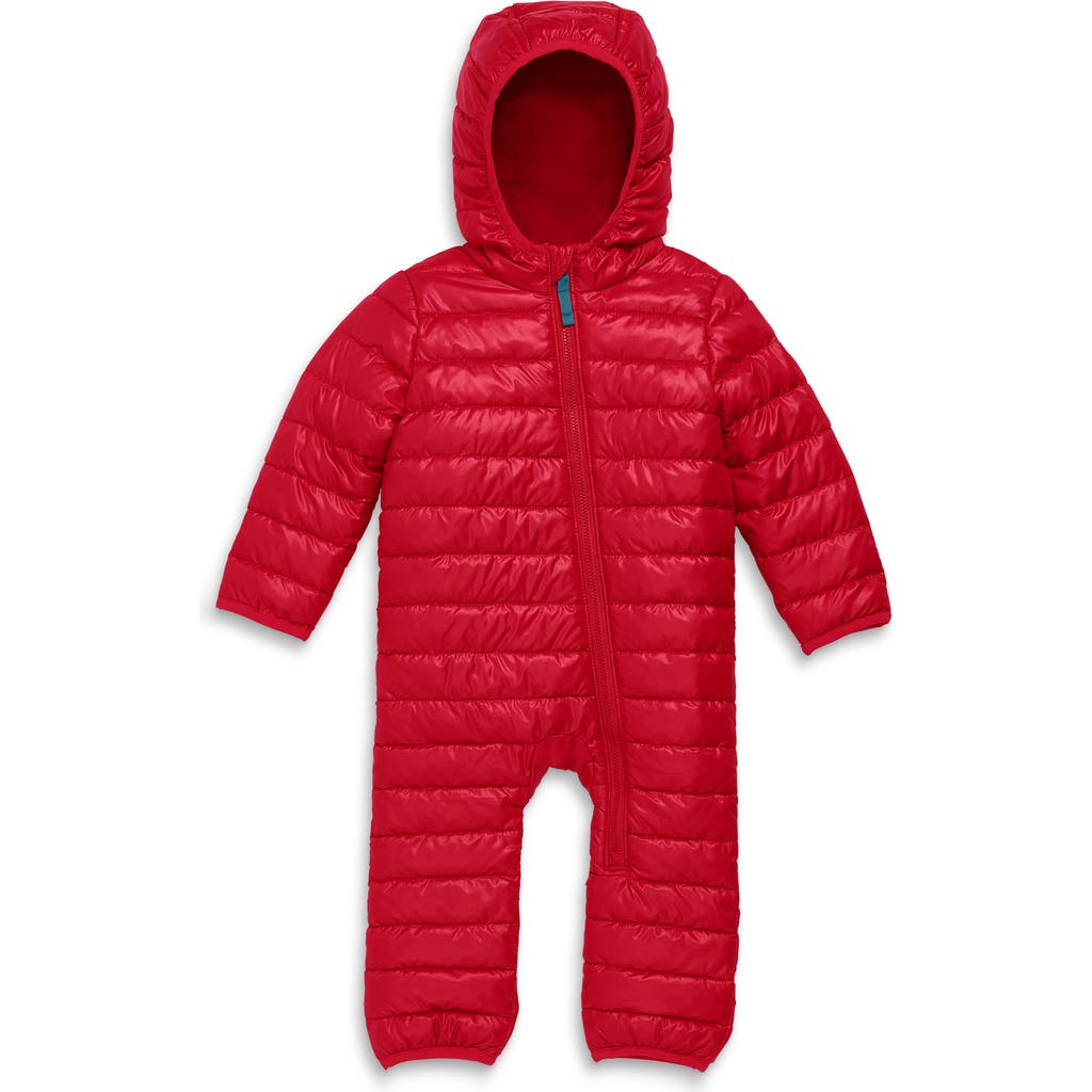 Primary Lightweight Puffer Snowsuit In Red