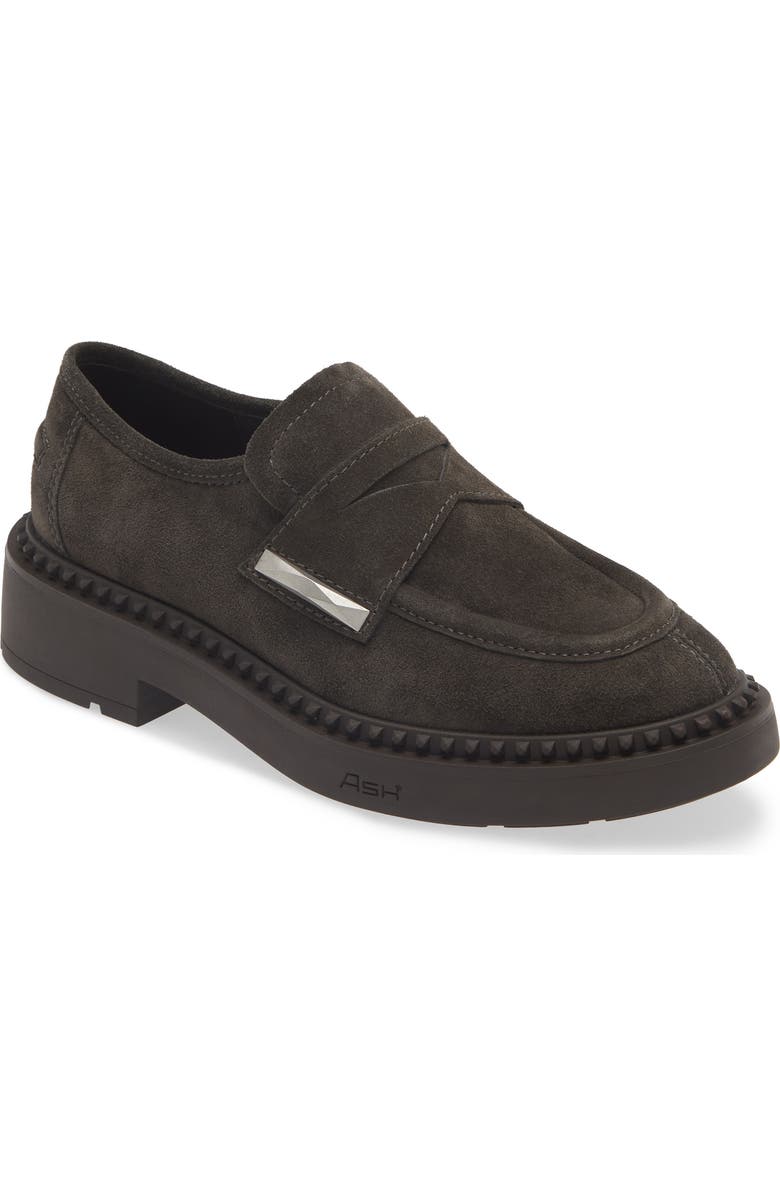 Ash Medusa Lug Sole Loafer, Main, color, Bistro