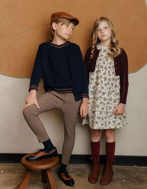 Ely's & Co. Looms Woven Pants Collection In Brown