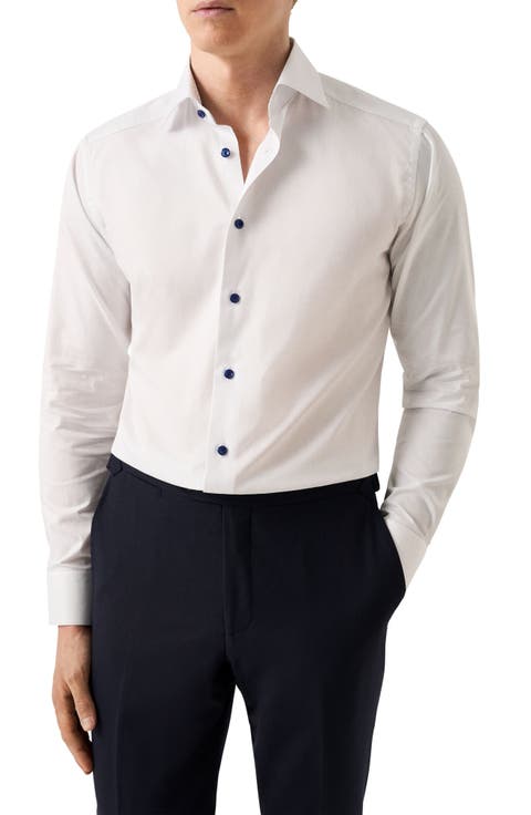 Slim Fit Cotton Dress Shirt