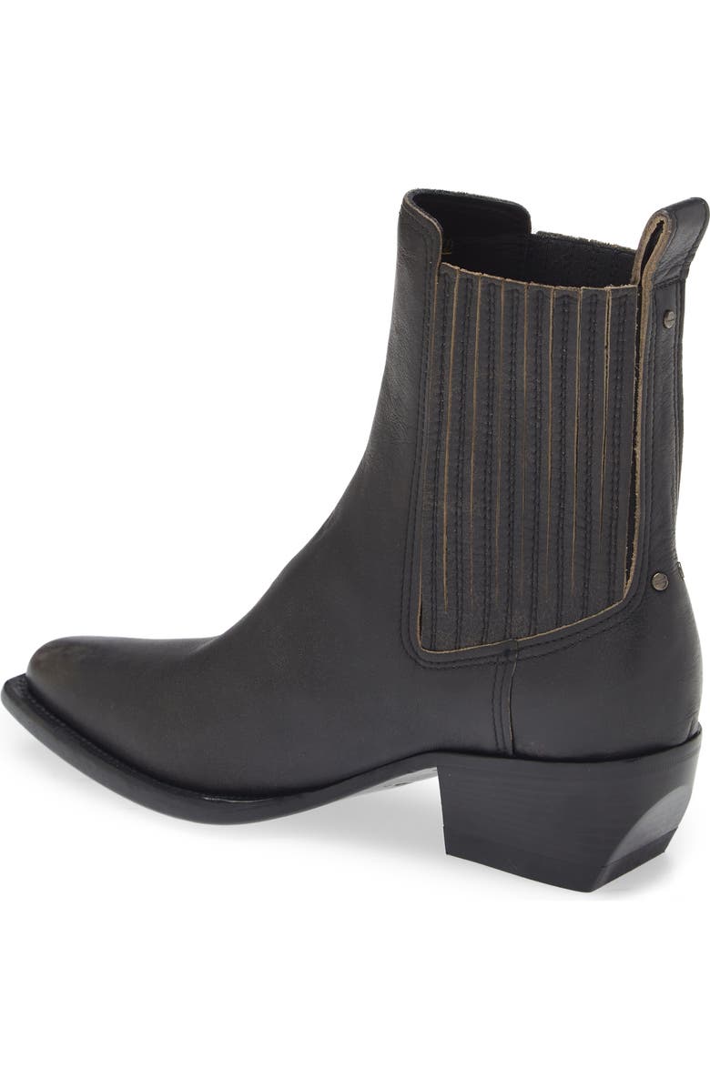 Golden Goose Debbie Pointed Toe Chelsea Boot, Alternate, color, Black