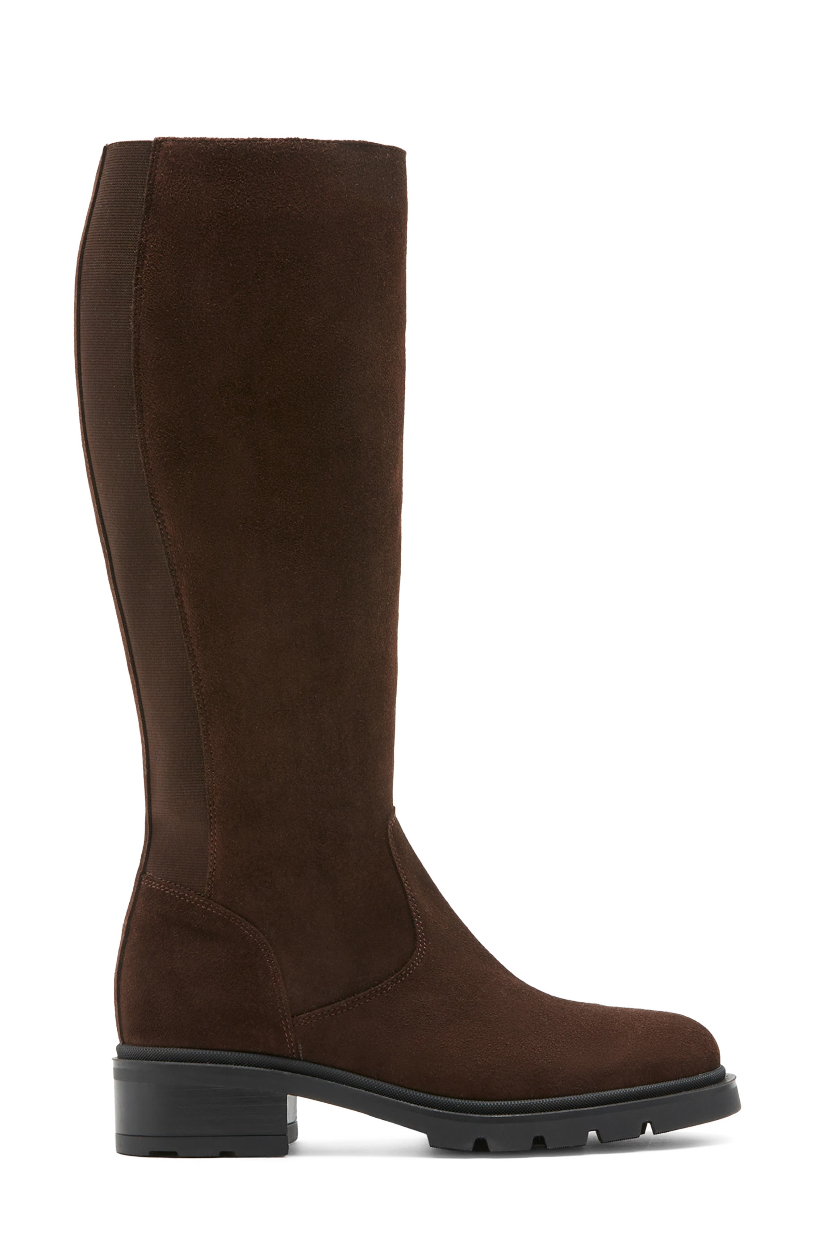 Superb Knee High Boot, Alternate, color, BRUNETTE SUEDE