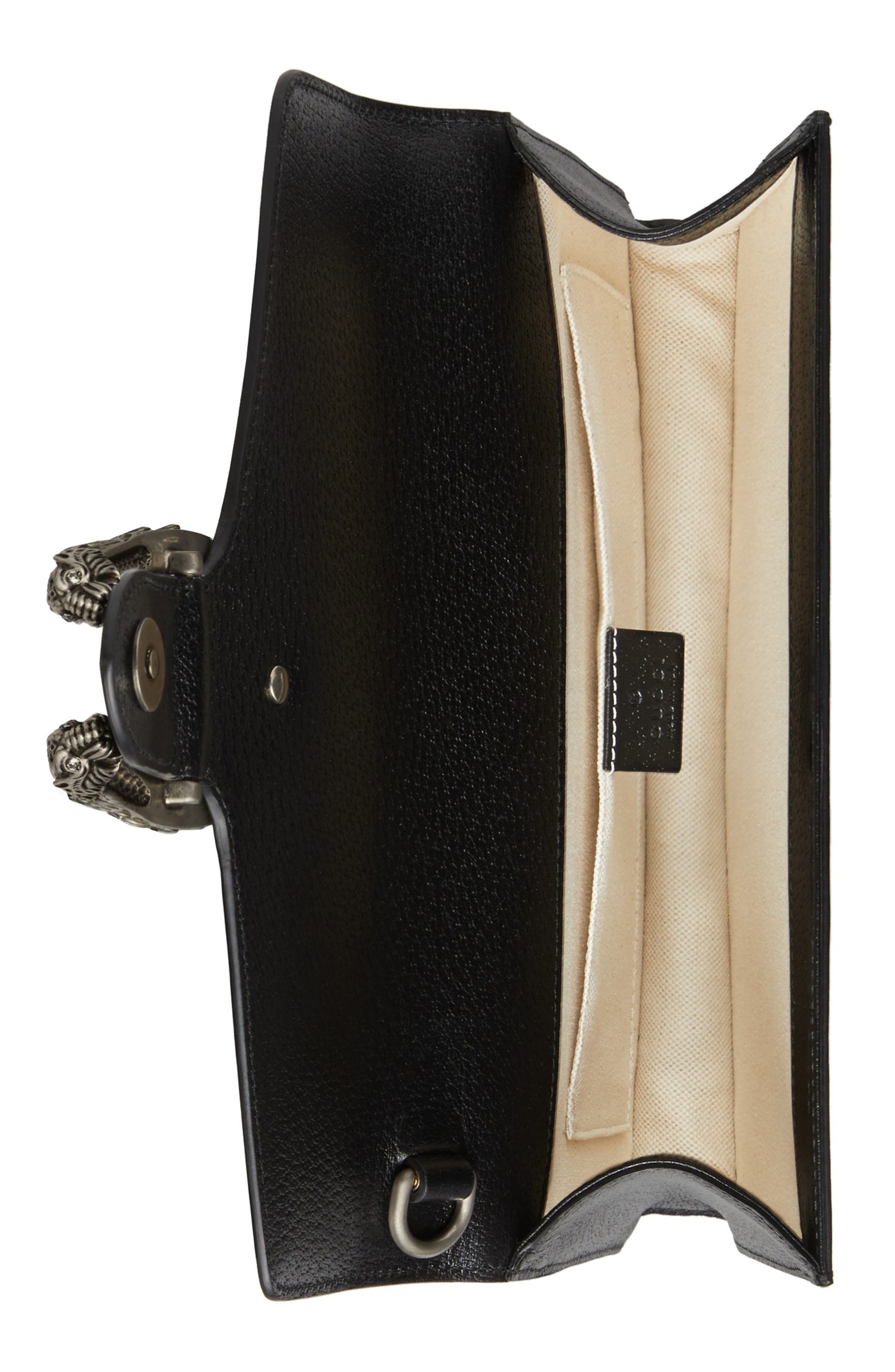 Gucci Leather Wristlet, Alternate, color, 