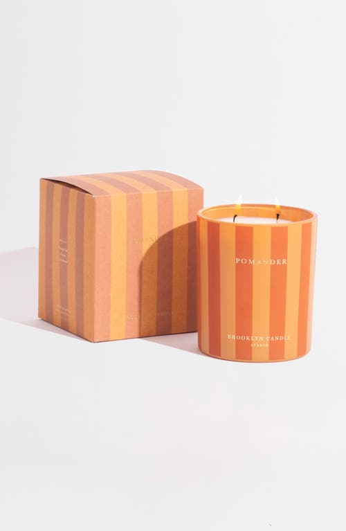 Brooklyn Candle Studio Pomander Holiday Candle In Orange