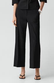 Theory Classic Straight Leg Good Linen Pants