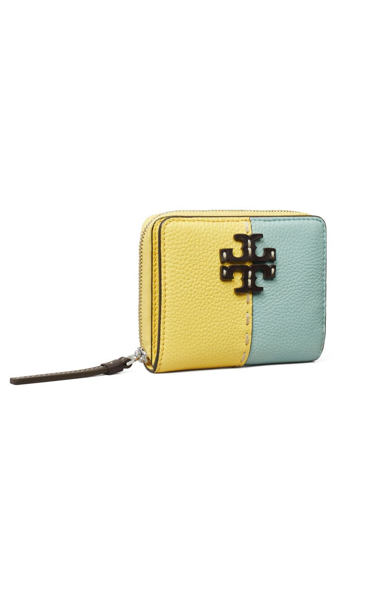 Tory Burch McGraw Colorblock Zip Bifold Wallet, Alternate, color,