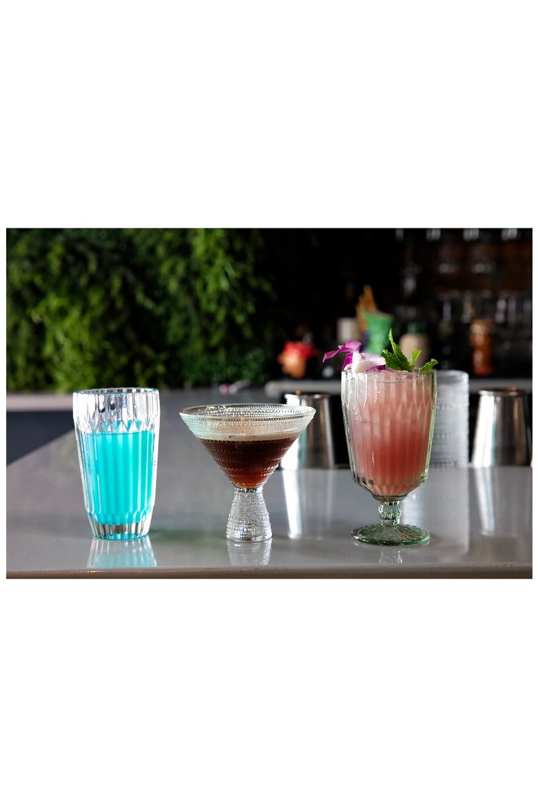 Archie Set of 6 Clear Iced Beverage Glasses, Alternate, color, CLEAR