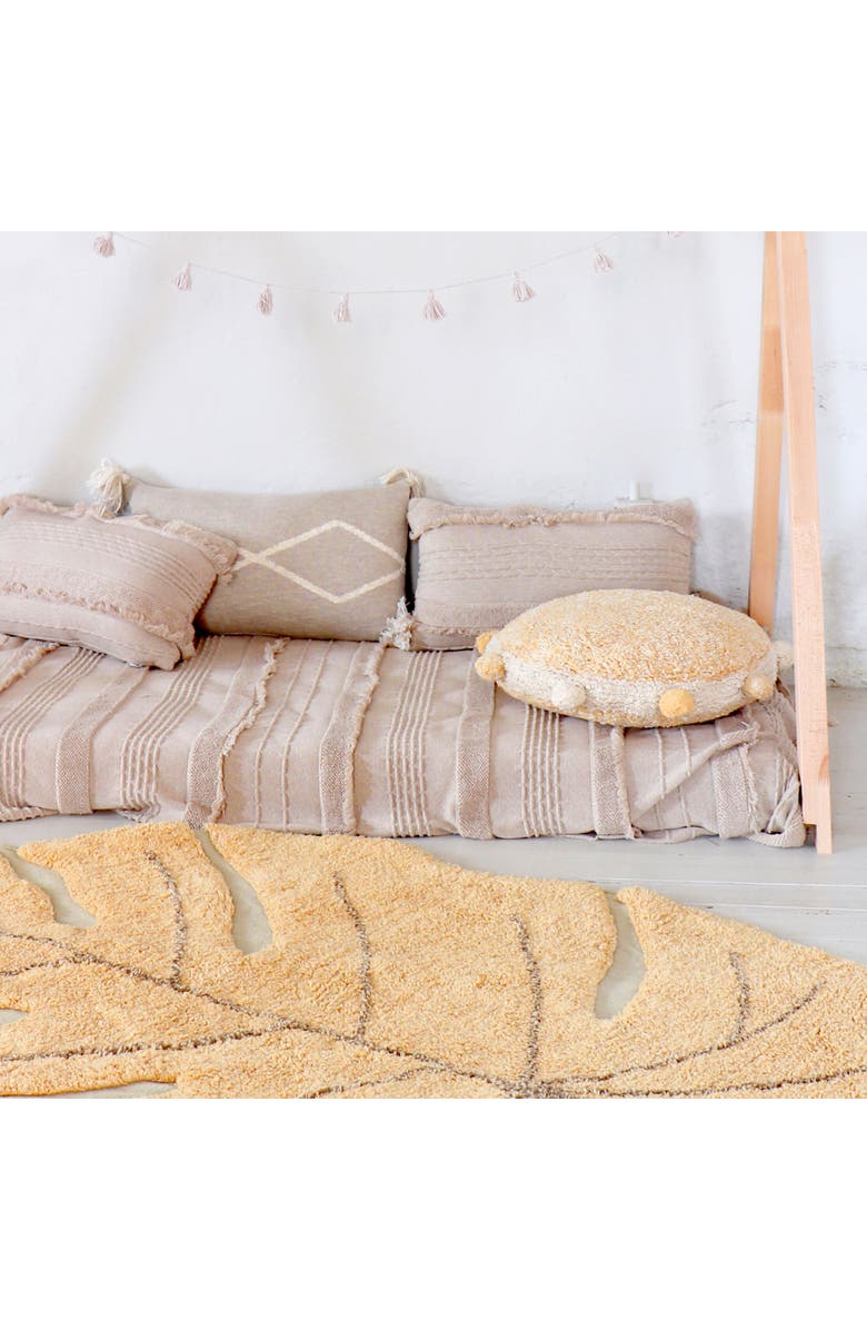 Lorena Canals Floor cushion Bubbly, Alternate, color, Honey, Natural