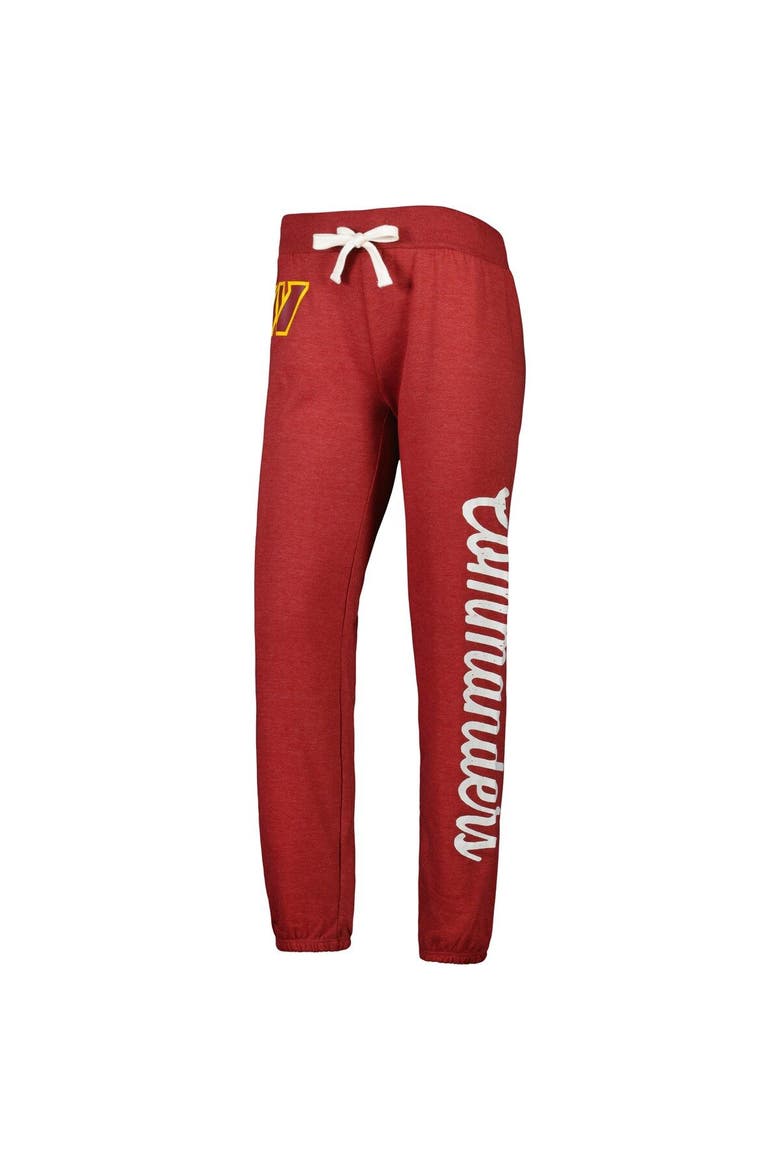 Women's G-III 4Her by Carl Banks Burgundy Washington Commanders Scrimmage Fleece Pants, Alternate, color, Burgundy