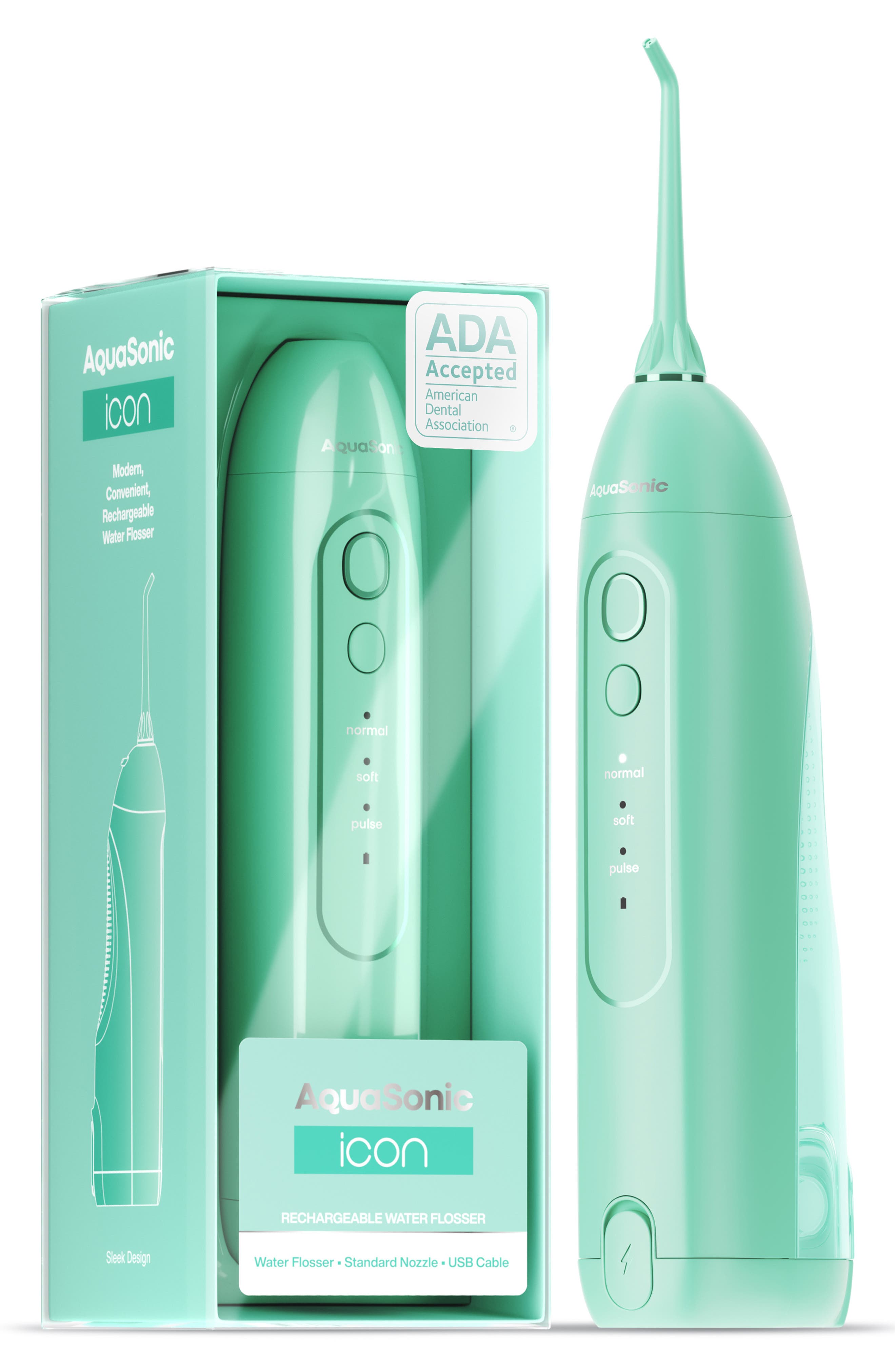 AQUASONIC Icon Mint Flosser