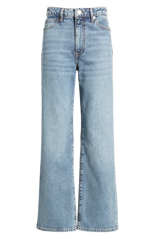 Frame The Pixie Arrow High Waist Relaxed Bootcut Jeans In Blue