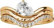 MADE BY MARY Tova Pear Ring Set