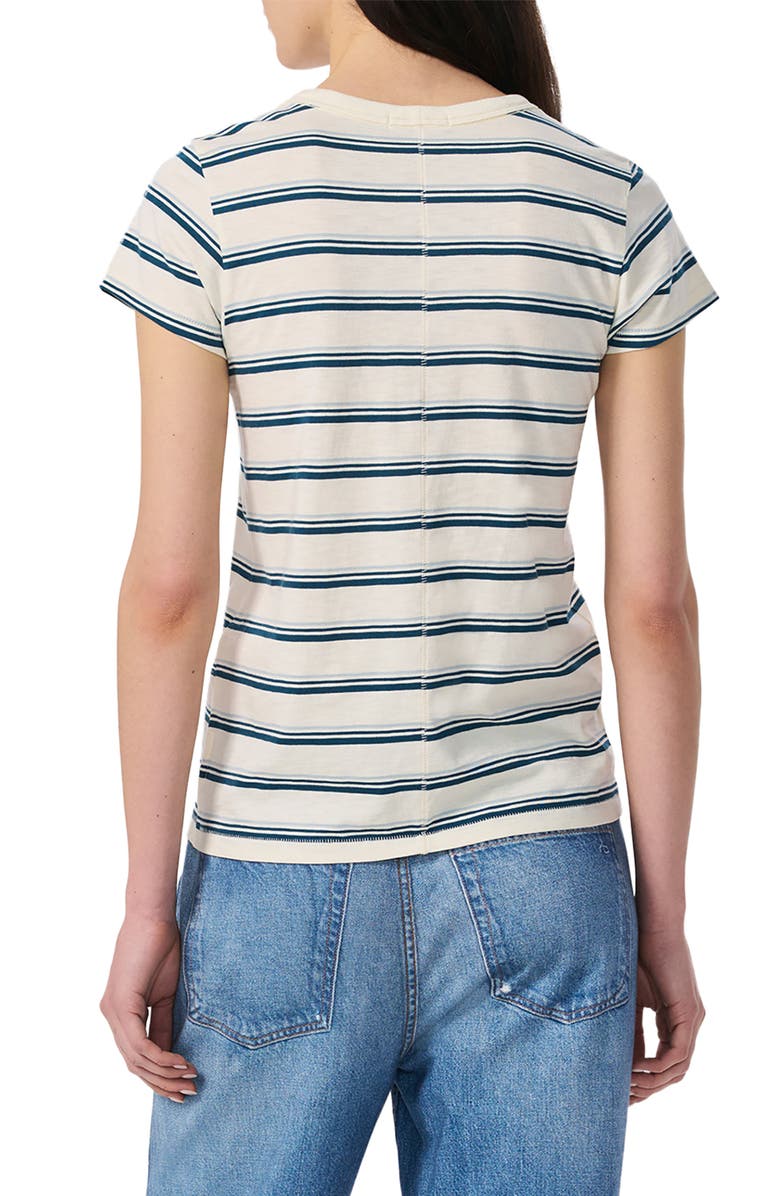 rag & bone The Slub Stripe T-Shirt, Alternate, color, Ivblm