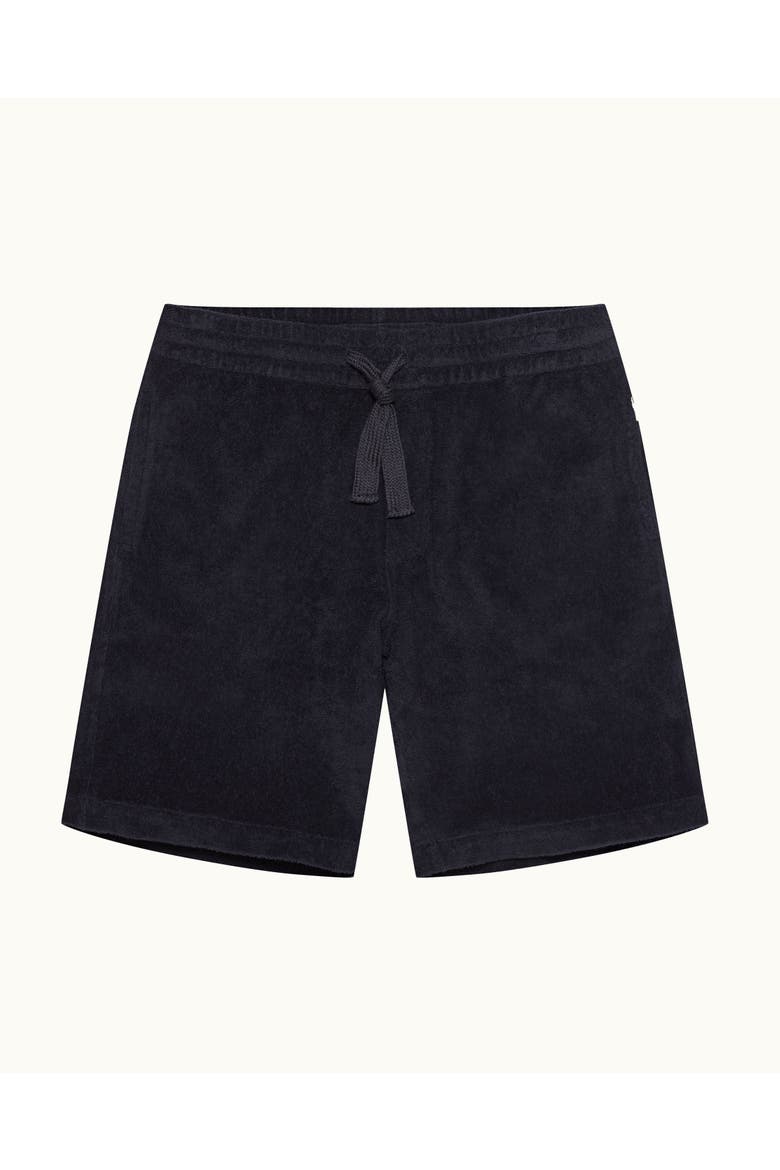 Trevone Towelling Classic-Fit Drawcord Sweat Shorts, Alternate, color, NIGHT IRIS