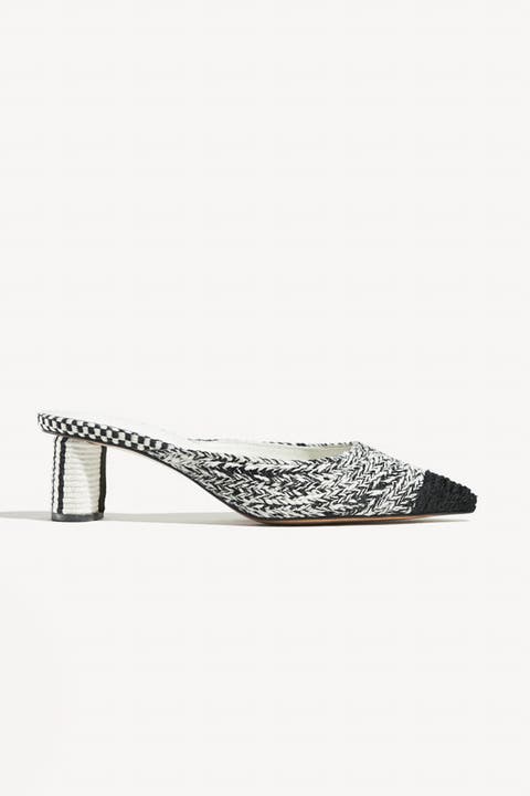 Ines Braided Pointedtoe Mules