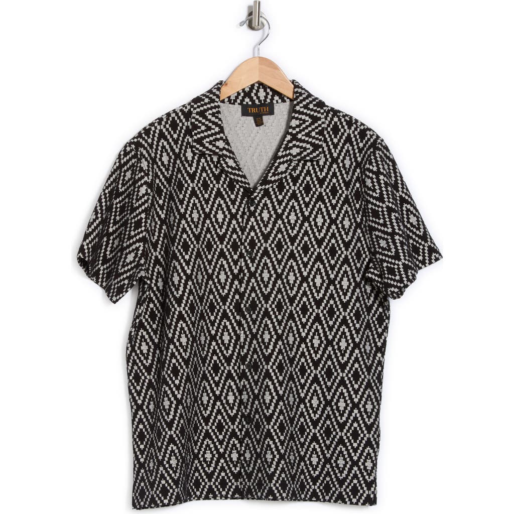 TRUTH TRUTH JACQUARD CAMP SHIRT