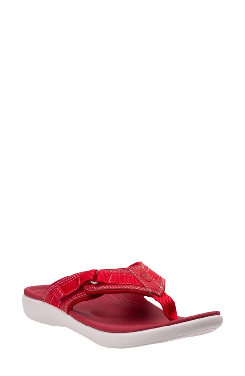 Revitalign Yumi Northfork Flip Flop In Red