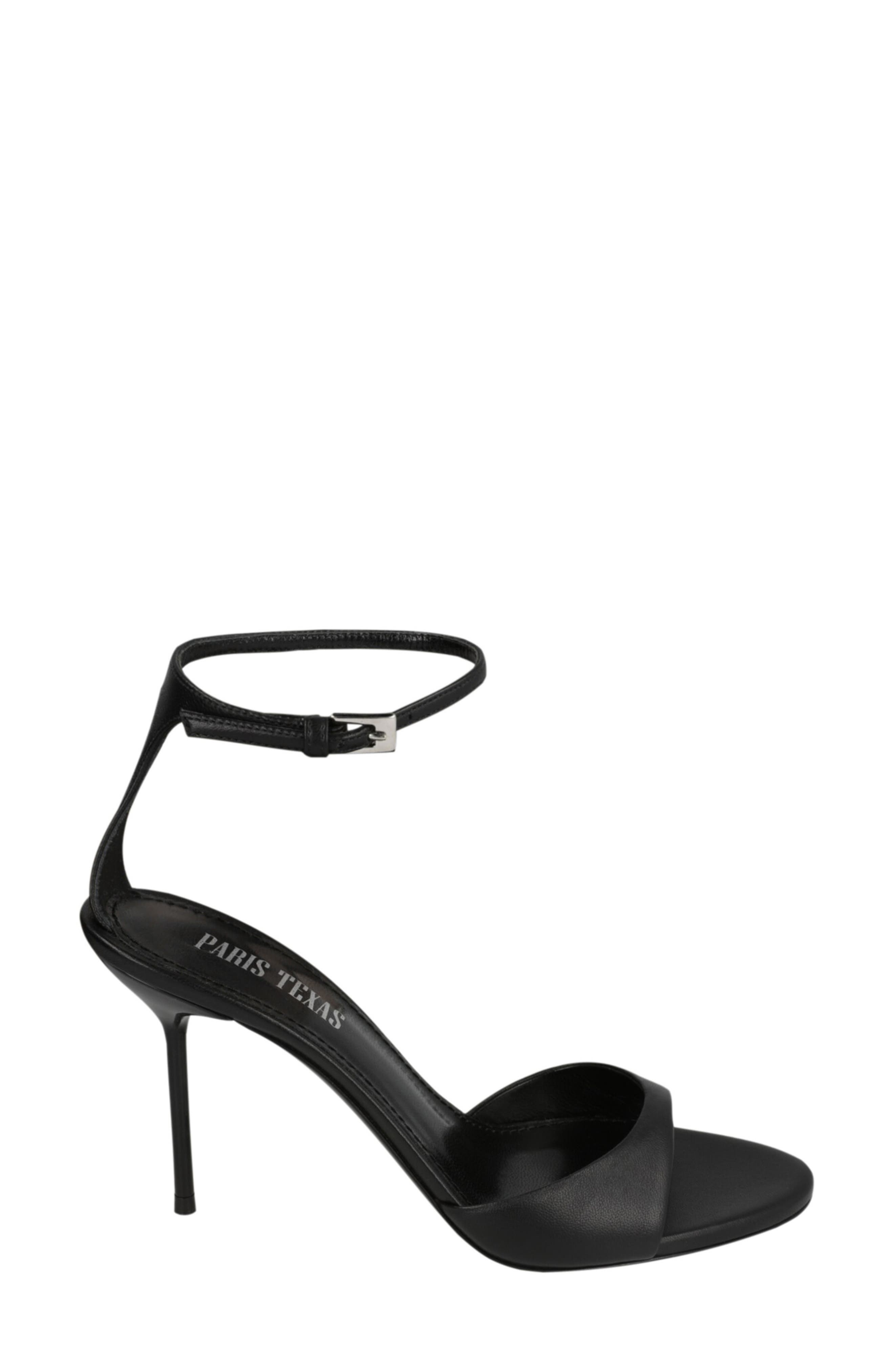 Paris Texas Lidia Ankle Strap Sandal, Alternate, color, Black