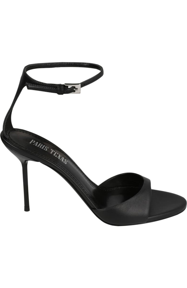 Paris Texas Lidia Ankle Strap Sandal, Alternate, color, Black