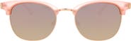 Hurley 52mm Retro Half Rim Sunglasses