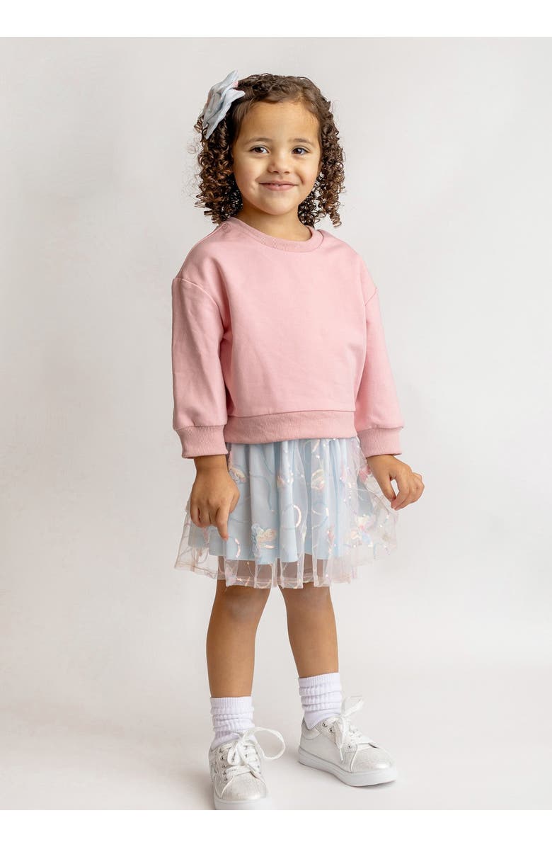 Isobella & Chloe Chasing Butterflies Two Piece Set, Alternate, color, Pink