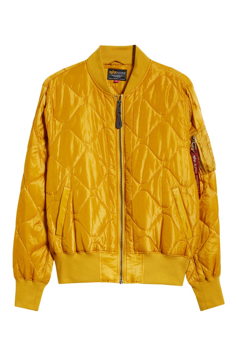 L-2B Relaxed Water Resistant Quilted Bomber Jacket (Men) | Nordstrom