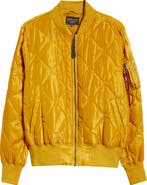 Alpha Industries L-2B Relaxed Water Resistant Quilted Bomber Jacket