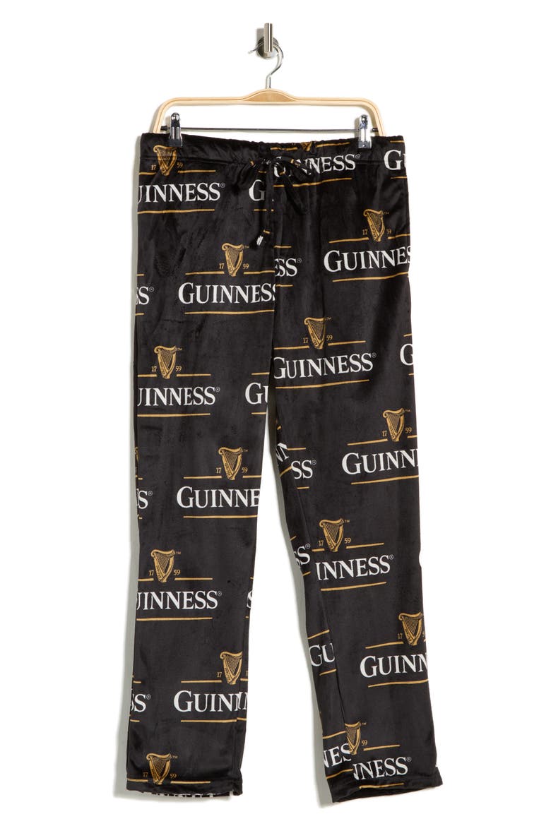 Guinness Pajama Pants, Alternate, color, BLACK
