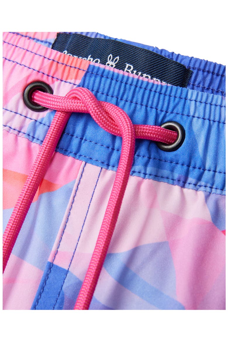 Norridge Print Swim Trunks, Alternate, color, PINK GLOW